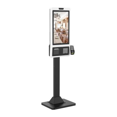 China 1080x1920 Point Of Sale Self Service/Food/Self Service Shopping Kiosk Self Service Kiosk Advertising Ordering Kiosk 24Inch for sale