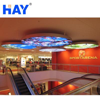 China Easy Assembly Ceiling Mounted Tension Fabric Face LED Lightboxes for sale