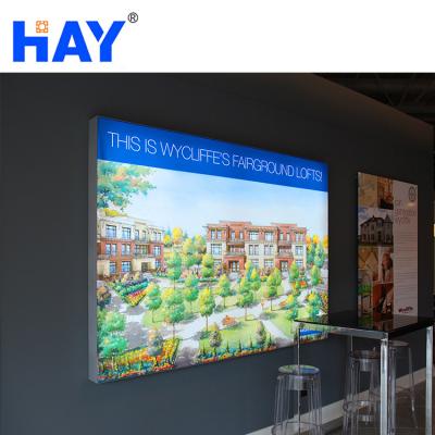 China Shopping Malls 120mm Single Sided Wall Mounted Light Box For Sale for sale