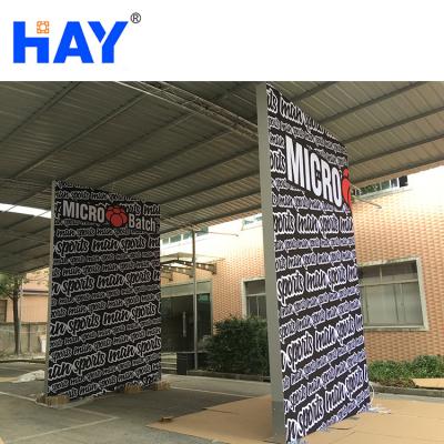 China Shopping Malls Double Sided Free Standing Edge Lit Fabric Lightbox for sale