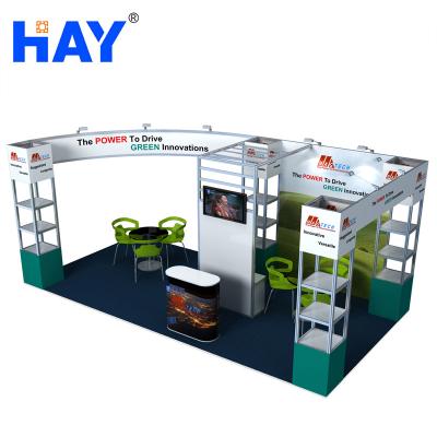 China Easy and quick to assemble and dismantle economical and efficient cosmetic display booth with virous colors in stock for sale