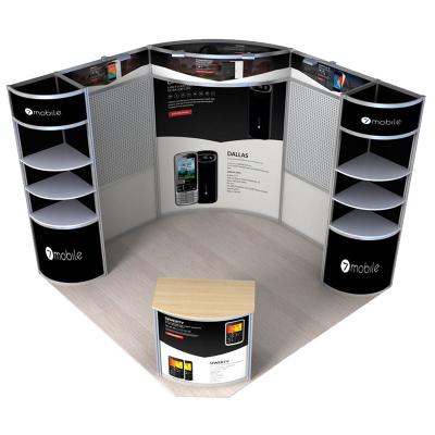 China Easy and fast to compile and dismantle custom 10x10 exhibition booth design with great price for sale