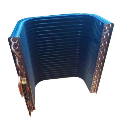 China Fin Heat Pump Refrigeration Parts U Type Aluminum Condenser Coils Refrigerator U Shaped Air Cooled Condenser Coil for sale