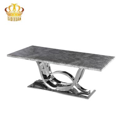 China 1 Eco-friendly Luxury Dining Room Furniture Retangular Dining Table for sale