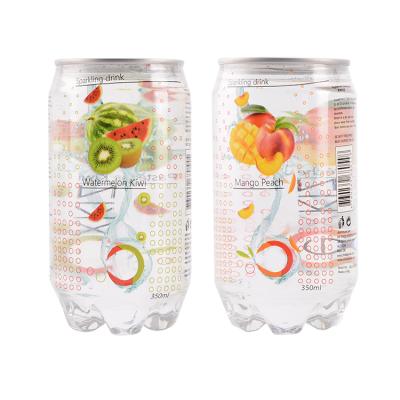 China 350ml Watermelon And Kiwi Taste Drinks Melon And Mango Low Fat Taste Sparkling Water for sale