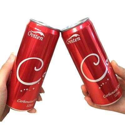 China Fantastic Taste Slim Aluminum CAN 325ml *24pcs Low Fat Carbonated KOLA Drink for sale