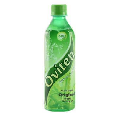 China 500ml Japan Aloe Vera Soft Drink Sugar Free Soft Drink Bottled ALOE VERA JUICE with Tasty Pulp Alo Juice for sale