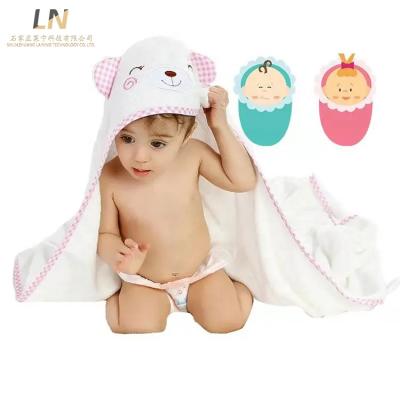 China Wholesale Luxury Bamboo Baby Towel Kids Bath Towel Cotton Hooded Towel Child Safe for sale