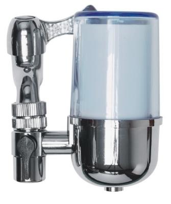 China Clean And Pure Water Filter Tap Attachment , Bathroom Sink Faucet Filter 4 ºC - 80 ºC  Temperature for sale