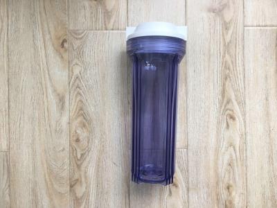 China 10 Inch Transparent Clear Single O Type Water Filtration Housing For RO System for sale