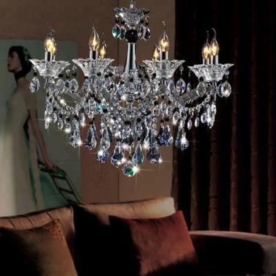 China CZ6003/8 Luxury Smoky Decor Contemporary/Vintage/Vintage Lamp Fitting Modern Ceiling Light Candle Light Crystal Chandelier Maria Theresa Home Chandelier for sale