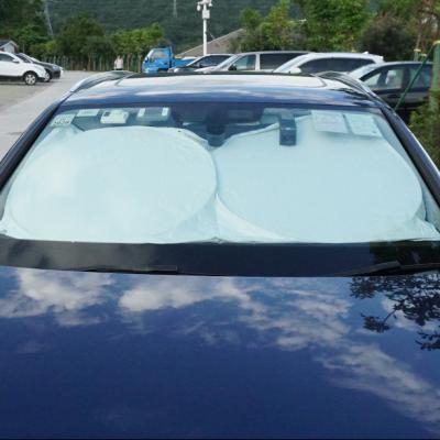 China Sports car front windshield sunshade foldable front windshield sunshade front window sunshade car accessories for sale