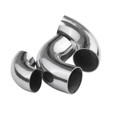 China Exhaust Pipe 1inch 25.4mm Stainless elbow stainless steel elbow Stainless Steel Pipe Fitting 90 Degree Welding Elbow for sale