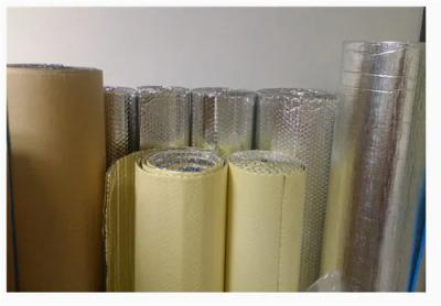 China Moisture Proof Sunblock Self Adhesive Foil Bubble Insulation Roll Waterproof Flexible for sale