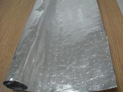 China Radiant Barrier Aluminum Laminated With PE Woven Fabric Thermal Insulation Roll for sale