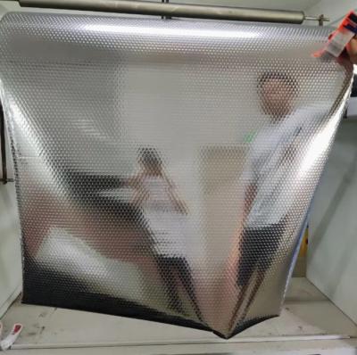 China 1.2m 1.5m Bubble Foil Insulation Stud Wall Bubble Silver Foil Wrap Insulation Material for sale