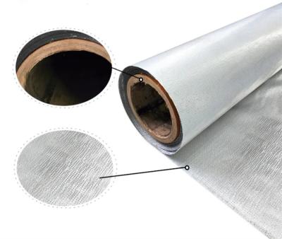 China Vapor Barrier Film Insulation Aluminum Foil Fiberglass Cloth Custom for sale