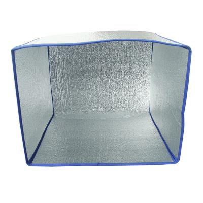 China Cold Chain Insulated Pallet Cover EPE Bubble Woven Fabric Foil Pallet Cover for sale