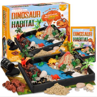 China Funny Educational Toy Children Dinosaur Habitat Volcanic Eruption Science Experiment Kit Elementary School DIY Toys for sale