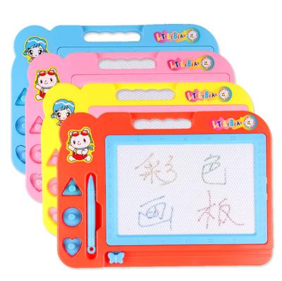 China Tiktop Hot Sales Kids Early Education Plastic Toys Black To Write Adjustable Kids To Color Magnetic Drawing Board for sale