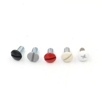 China Pan Environmentally Friendly Color Zinc Paint White Head Electronic Micro Screw for sale