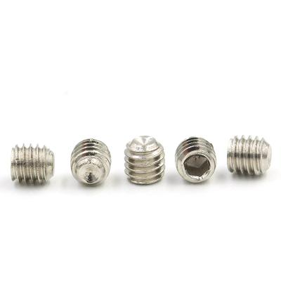 China M2 M2.5 M3 M4 M5 M6 Worm Screw Pan Stainless Steel Hex Socket Set Screw for sale