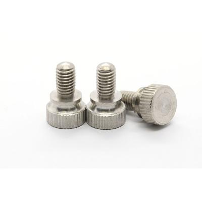 China Stainless Slotted Pan M2 M3 M4 M6 Computer Knurled Thumb Captive Screw for sale