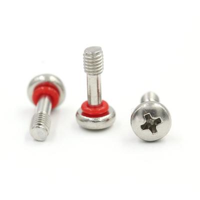 China Captive O-Ring Pan Screws Custom Self Sealing Groove Sealing Screw for sale