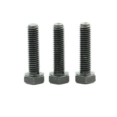 China 8.8 Grade Stainless Steel Black Galvanized Stainless Steel Hexagon Hex Bolts for sale