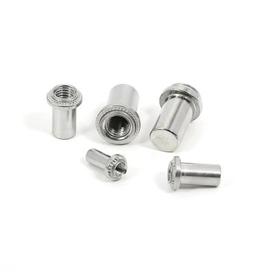 China Industry Nut Round Nut / Lock Nut / Steel Self Lock Rivet Hot Pressing Hex Snap Fasteners for sale