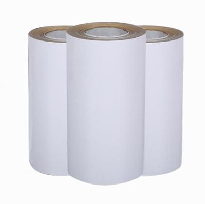 China Factory Price Waterproof Waterproof White Matt Self Adhesive Silver PET Jumbo Roll Label Sticker for sale