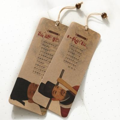 China Japan-made Kawaii Boookmark Custom Waterproof Paper Creative Packaging Printing With Tassel for sale