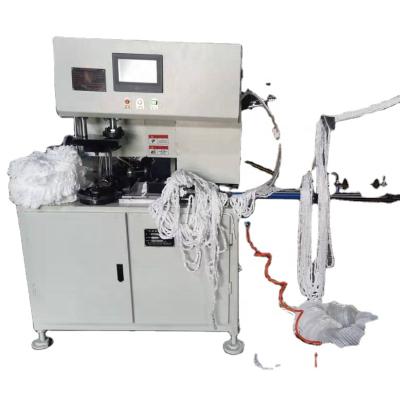 China Automatic stocked factory price around 4 10 20 pin microfiber mop yarn refill head making machine for sale