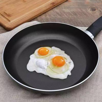 China Sustainable Nonstick Cast Iron Kitchen Induction Cooker Gas Frying Pan Suitable No Lid 12 Inch for sale