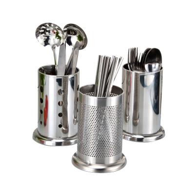 China Multifunctional Stainless Steel Utensil Holder Viable Chopsticks Rack For Shop Chopsticks Knife Fork Spoon for sale