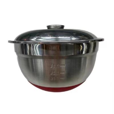 China Workable Stainless Steel Food Container Lids Metal Lid Fit To Pot Bowl Basin Wok For Universal Kitchen Tableware Lid for sale