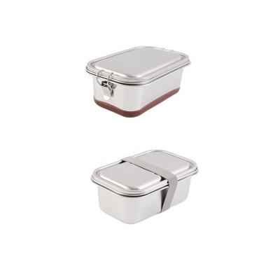 China Freshness Preservation Design Double Layer Stainless Steel Lunch Box Bento Box Large Capacity Food Storage Container New for sale