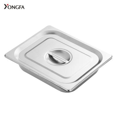 China YongFa Heatable Stainless Steel GN Pan Food Container 1/1 1/2 1/3 1/4 1/9 Multi-sizes for Kitchen Fast Food Restaurant for sale