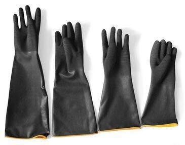 China Wanji Rubber Gloves Industrial latex gloves Construction gloves Car cleaning gloves for sale