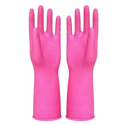 China 65g purple PINK gloves household cleaning gloves dish washing laundry gloves for sale