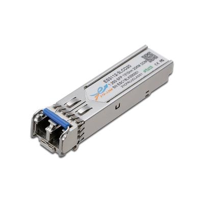 China Hot Sale 1.25G SFP LX 1310nm DDM 20KM LC Fiber Optic Transceiver SFP Modules ETU-FTTX Link for sale