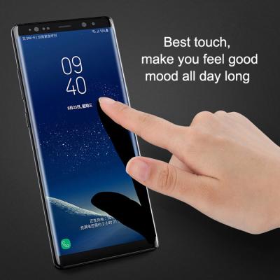 China Anti-Fingerprint for Samsung S22 Ultra Perfect Fit Side Edge Glue High Aluminum Curved Tempered Glass for Samsung S21/S22 Screen Guard for sale