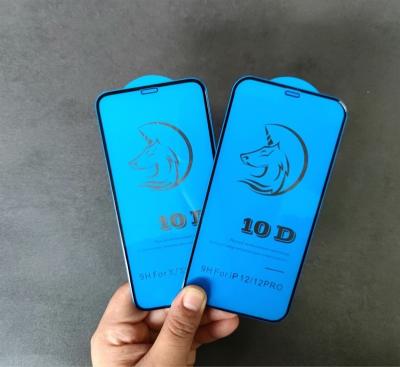 China best price 10D Anti-fingerprint tempered glass protector for motorola one vision for motorola G7 G7 PLUS glass guard for sale