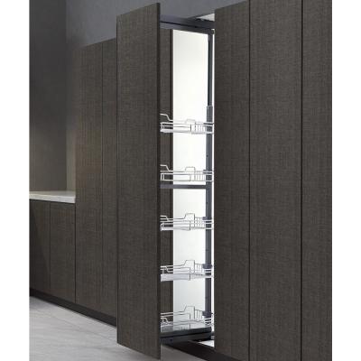 China Modern For Galley Large Pull-Out Unit Pull-Out Sideboard Metal Pantry Tandem Closet Hardware Sliding Slide To Pull Out Wire Baskets for sale