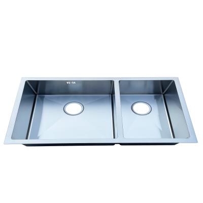 China Without Faucet Cabinet With Modern Design Kitchen Sinks 304 Stainless Steel Handmade Custom Kitchen Sink Basins for sale