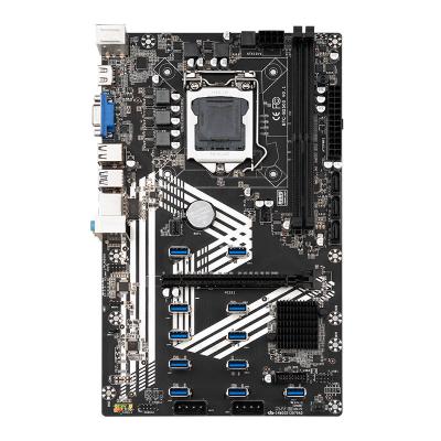 China Cooldragon Manufacturer B250S Motherboard 12 Graphics Cards LGA1151 DDR4 2666MHz B250s Desktop Motherboard 12 GPUs for sale