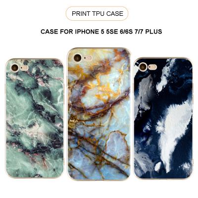 China Hot Selling Marble Printing Design IMD Printed Marble TPU Cell Phone Case For iPhone 6 6 Plus , For iPhone 6s Rubber Soft Case for sale