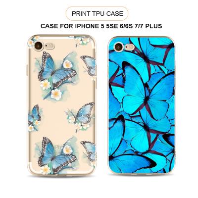 China Printing Design Hot New Products For Back Case Shell Butterfly Design, High Quality Cover iPhone 5s 6 Mobile Phone Cases for sale