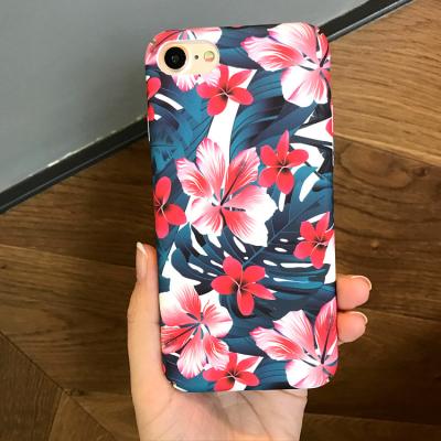 China Matte PC Shell Case For 2018 6 6S 7 Plus 6SPlus Back Case Cover Printing Retro Flower Mobile Phone Case Cell Phone Shell for sale