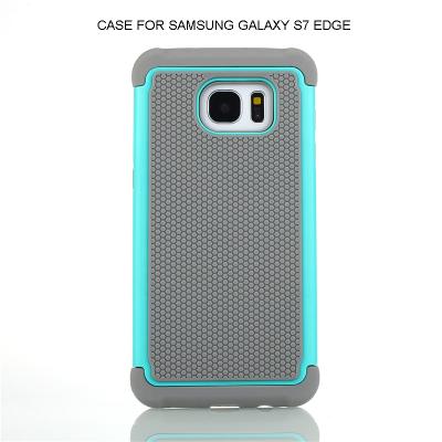 China Combo Case 3 Silicone TPU PC In 1 TPU PC Silicone Hybird Back Cover Phone Case For Samsung Galaxy S7 Edge, For Samsung Galaxy S7 Edge Case for sale